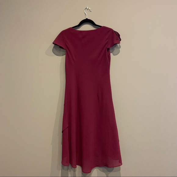 Jessica Size 6 Petite Maroon Dress - Picture 4 of 8